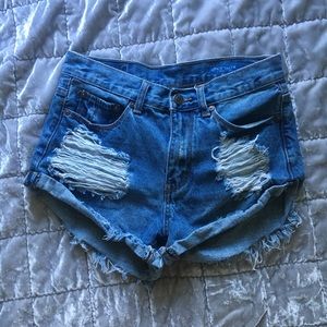 Jean shorts